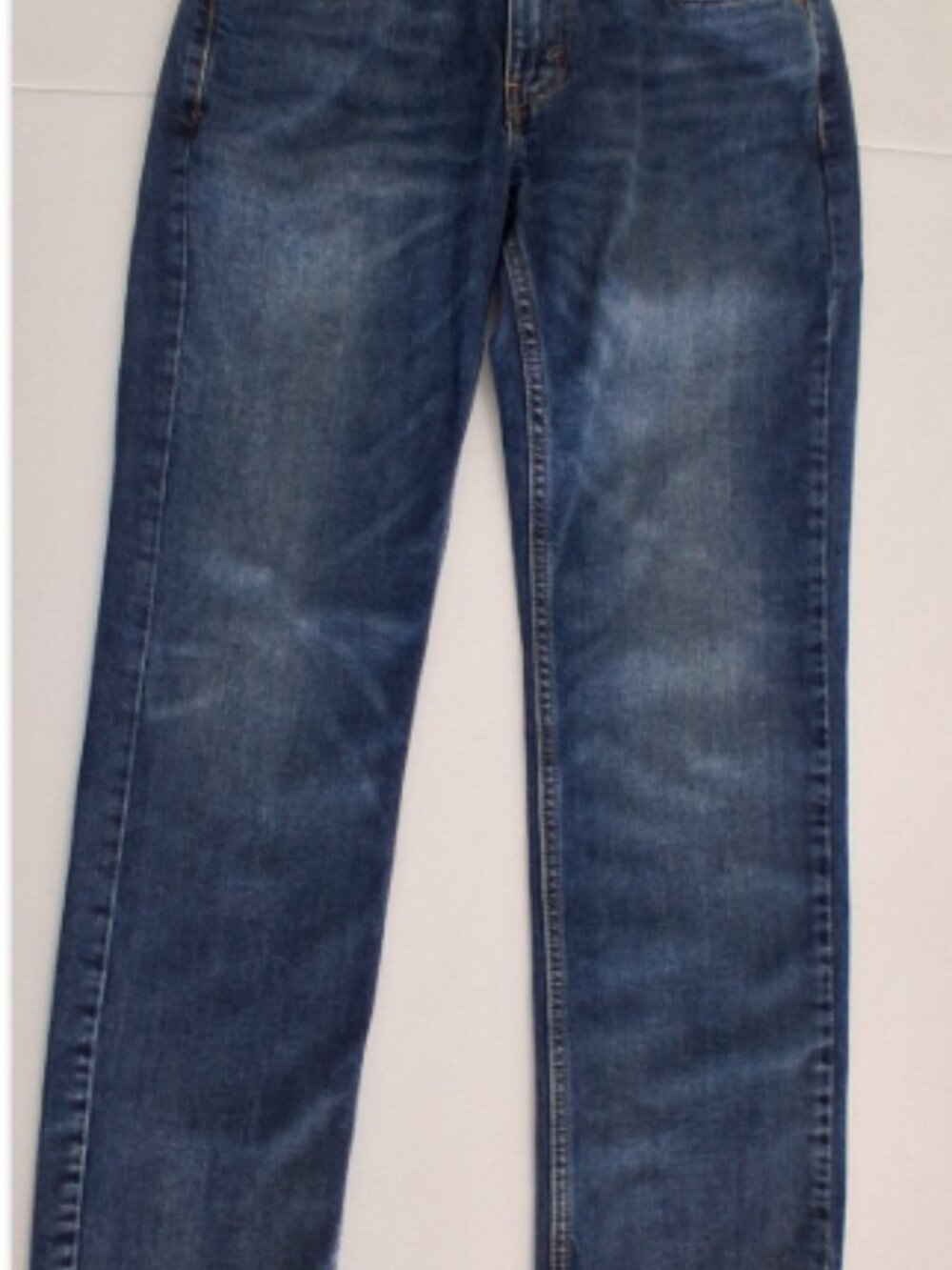 Levis 514 Jeans Mens 29x30(Fits 31x29) Blue Straight Medium Wash Stretch